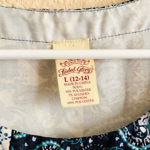 🚫SOLD🚫 Faded Glory | Sleeveless Blouse - Picture 4 of 6